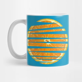 orange strips Mug